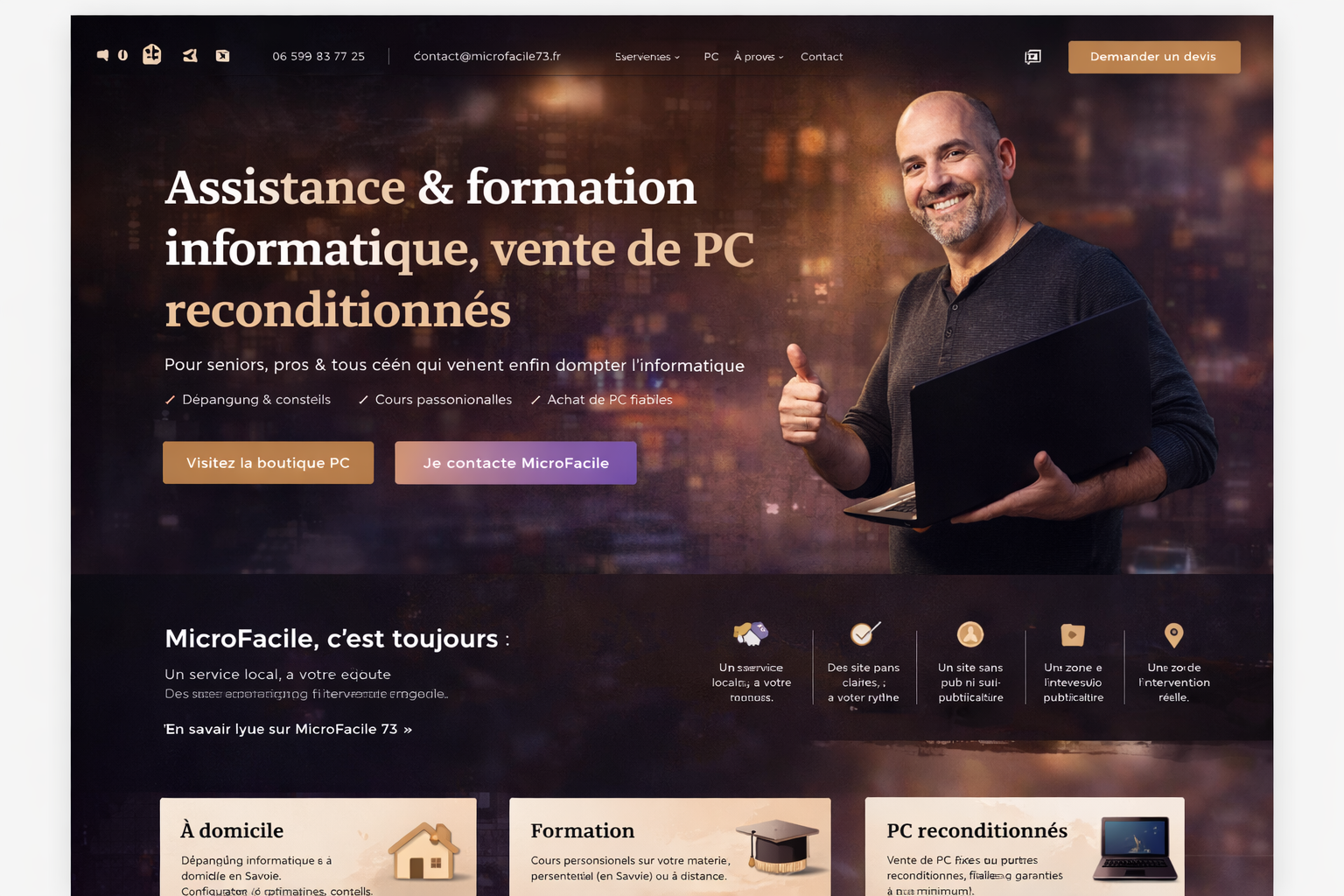 Boutique en ligne pour commerce local – click & collect